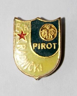FK Radnički Pirot (epoxy; with signature)